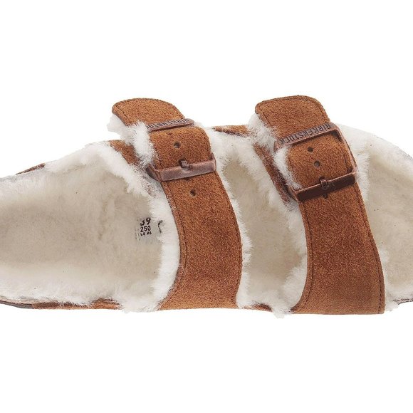 Birkenstock $160 Arizona Fur Mink Sz 42 Narrow US W 11 NIB! - Picture 4 of 4